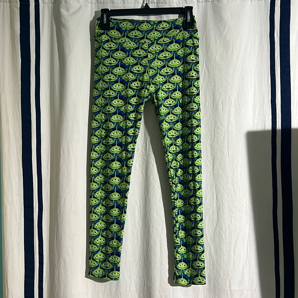 Lularoe Toy Story Alien Leggings